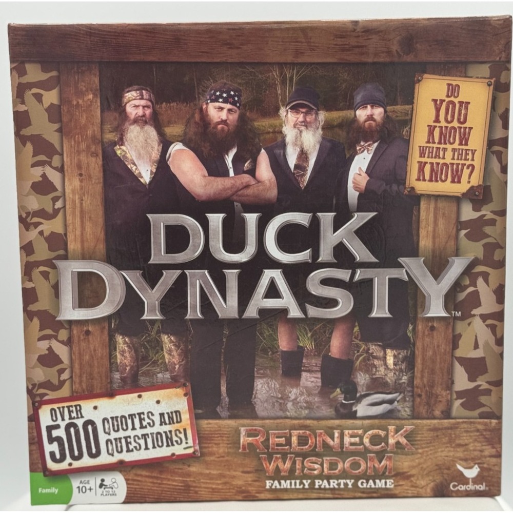 Duck Dynasty - Redneck Wisdom Family Party Game - Complete - Great Condition